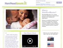Tablet Screenshot of mommoodbooster.com